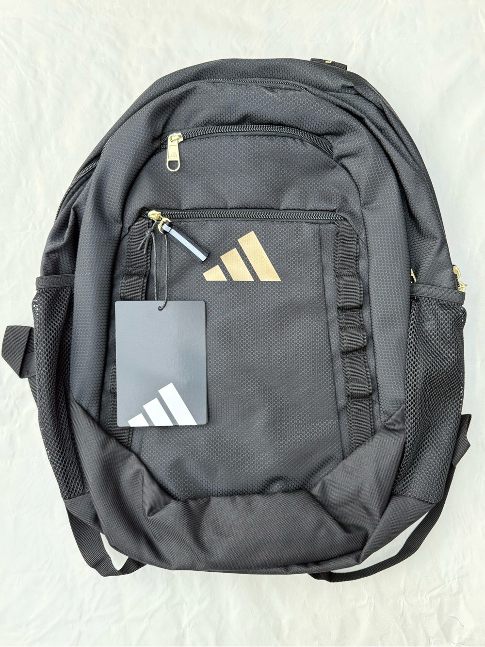 Adidas Excelerator - Black & Gold Backpack - Brand New With Tags